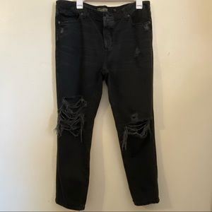 Luck brand sienna boyfriend black size 12/31